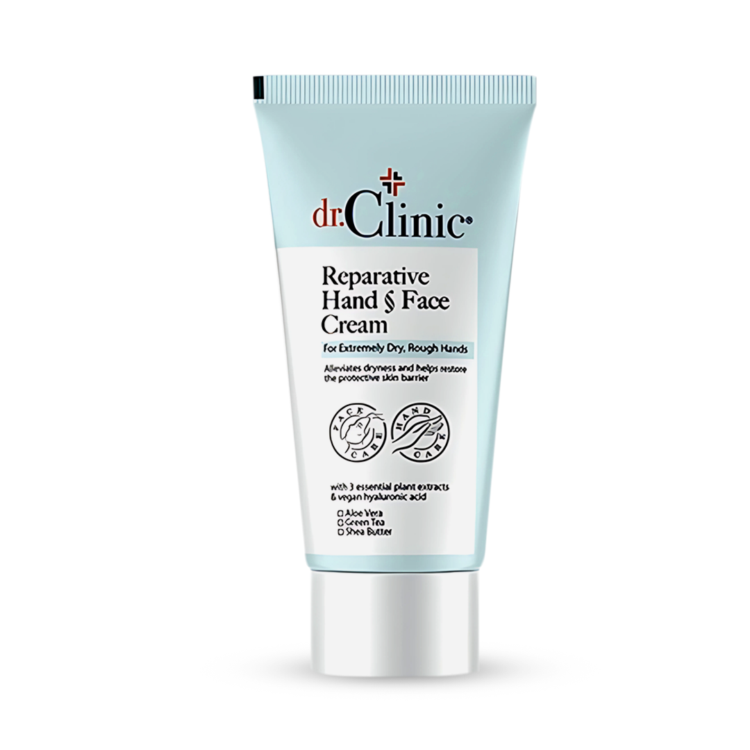 Dr.Clinic Repairing Hand & Face Cream 50 ml دكتور كلينك كريم مرطب للوجه و اليد]