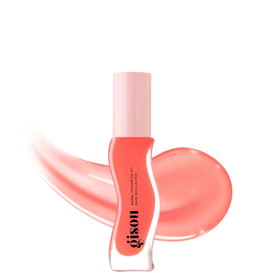 Gisou Honey Infused Lip Oil 8ml - Bee-llini Peach جيسو زيت العناية بالشفاه