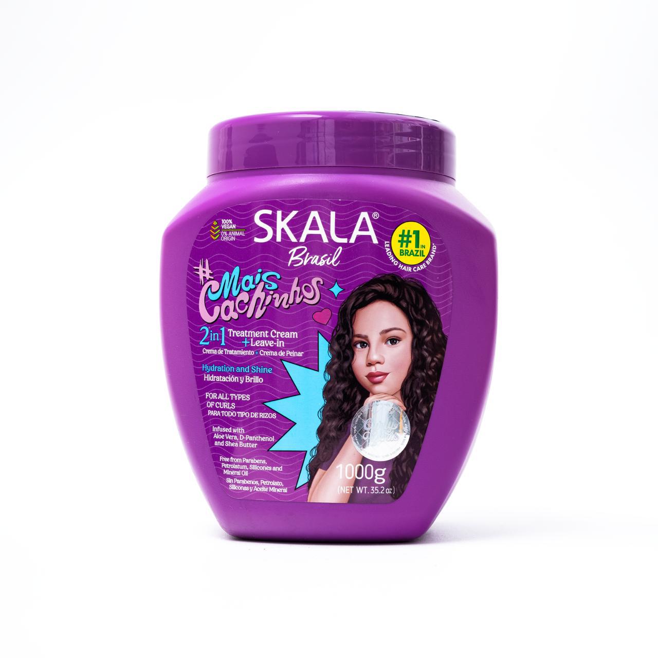 SKALA  HAIR TREATMENT CREAM #Mais Cachinhos 1000g كريم علاج الشعر المجعد