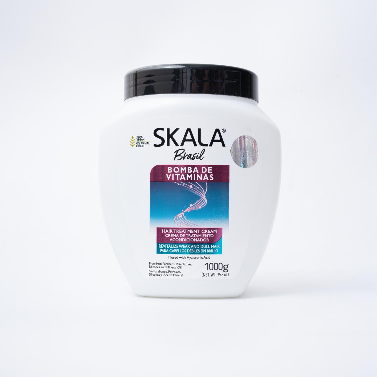 SKALA  S.O.S Crema Scondicionadora Bomba Vitaminas Hair Mask 1000g سكالا كريم ماسك الفايتمن المعالج للشعر