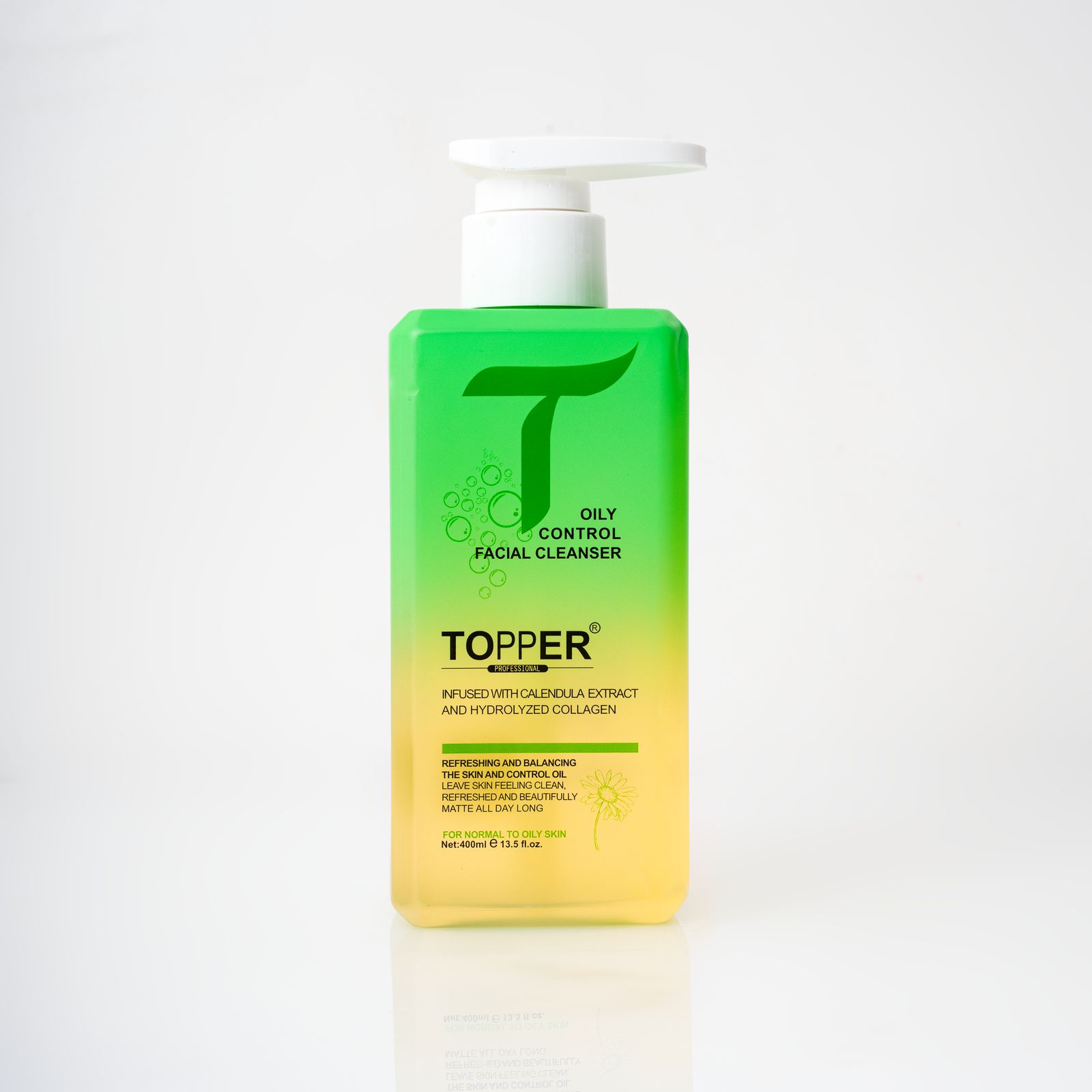 TOPPER  Professional Oily Control Facial Cleanser 400ml توبر منظف للبشرة الدهنية