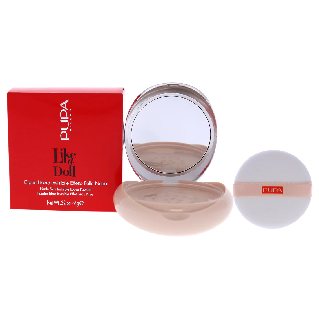 PUPA like a doll nude skin invisible loose powder بودرة سائبة من بوبا