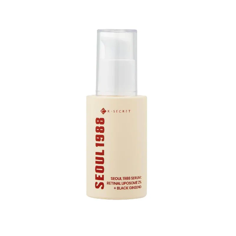 K-SECRET SEOUL 1988 Serum : Retinal Liposome 2% + Black Ginsengسيروم معالج و مُنعّم للبشرة كي سيكرت