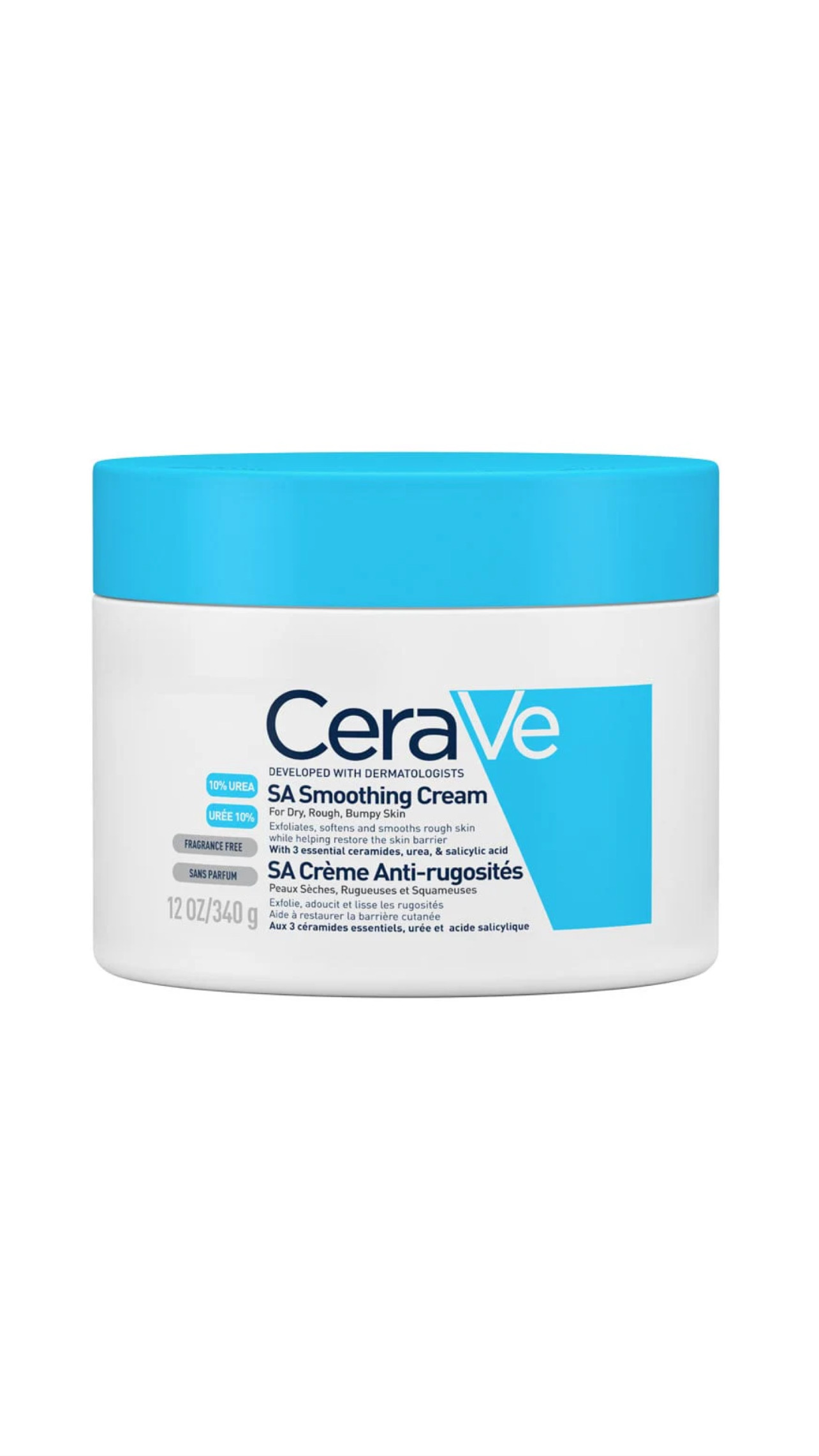 CERAVE SA Smoothing Cream 340 g سيرافي كريم حمض الساليساليك للبشرة