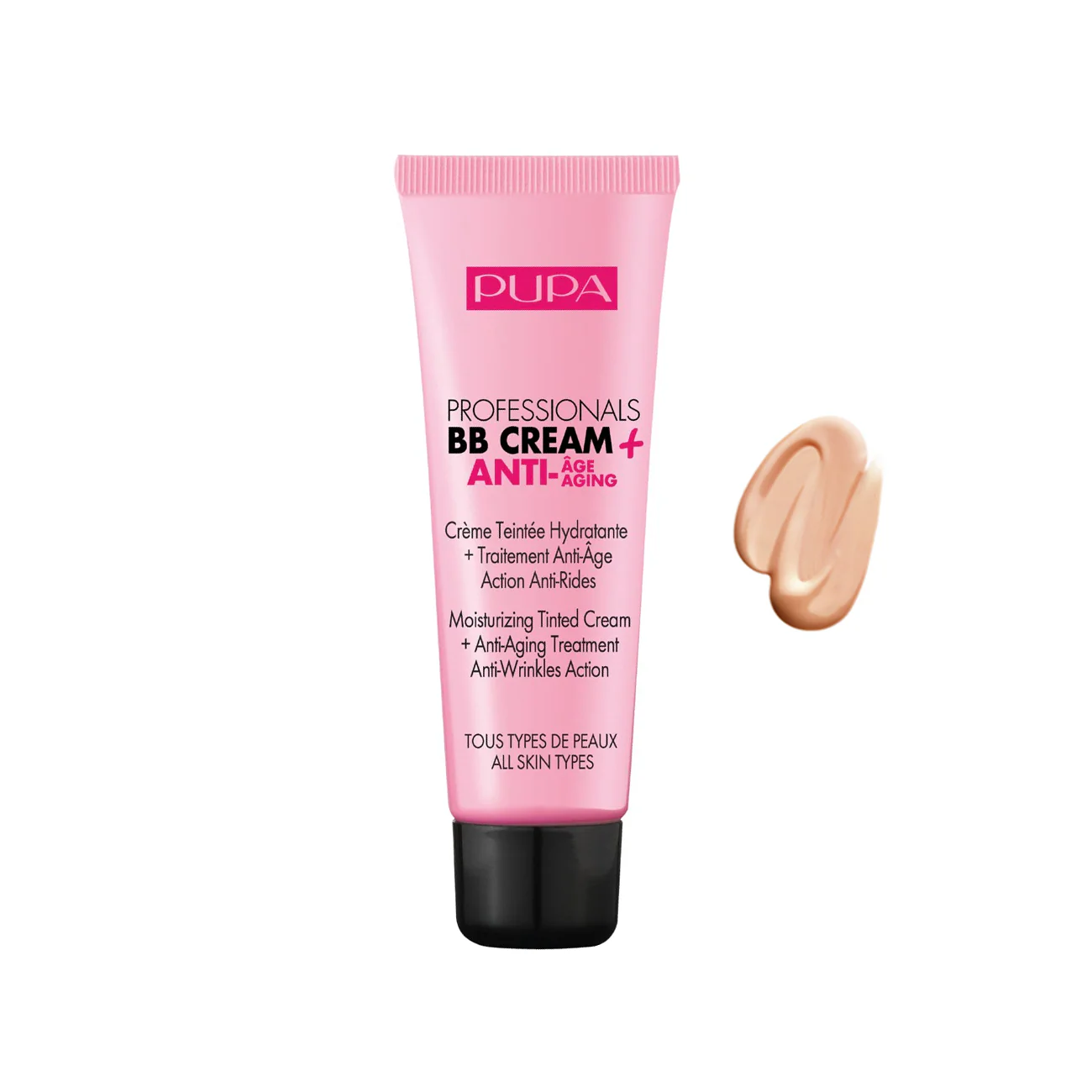 PUPA BB Cream + anti-aging spf30 - 001 Nude 50ml بي بي كريم+مضاد شيخوخة من بوبا