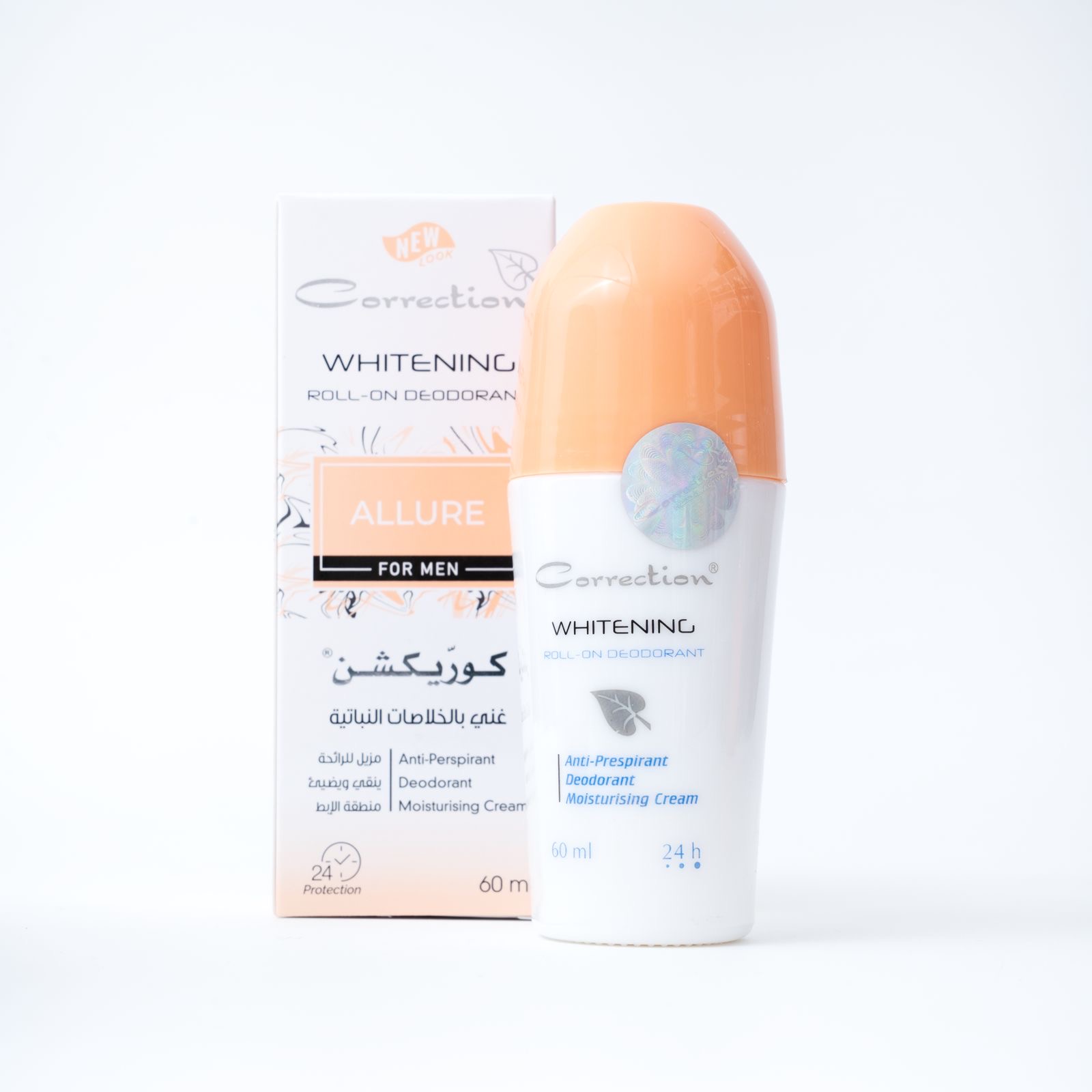 Correction Whitening Roll-on Deodorant Allure-Men 60ml كوركشن رول مضاد للتعرق
