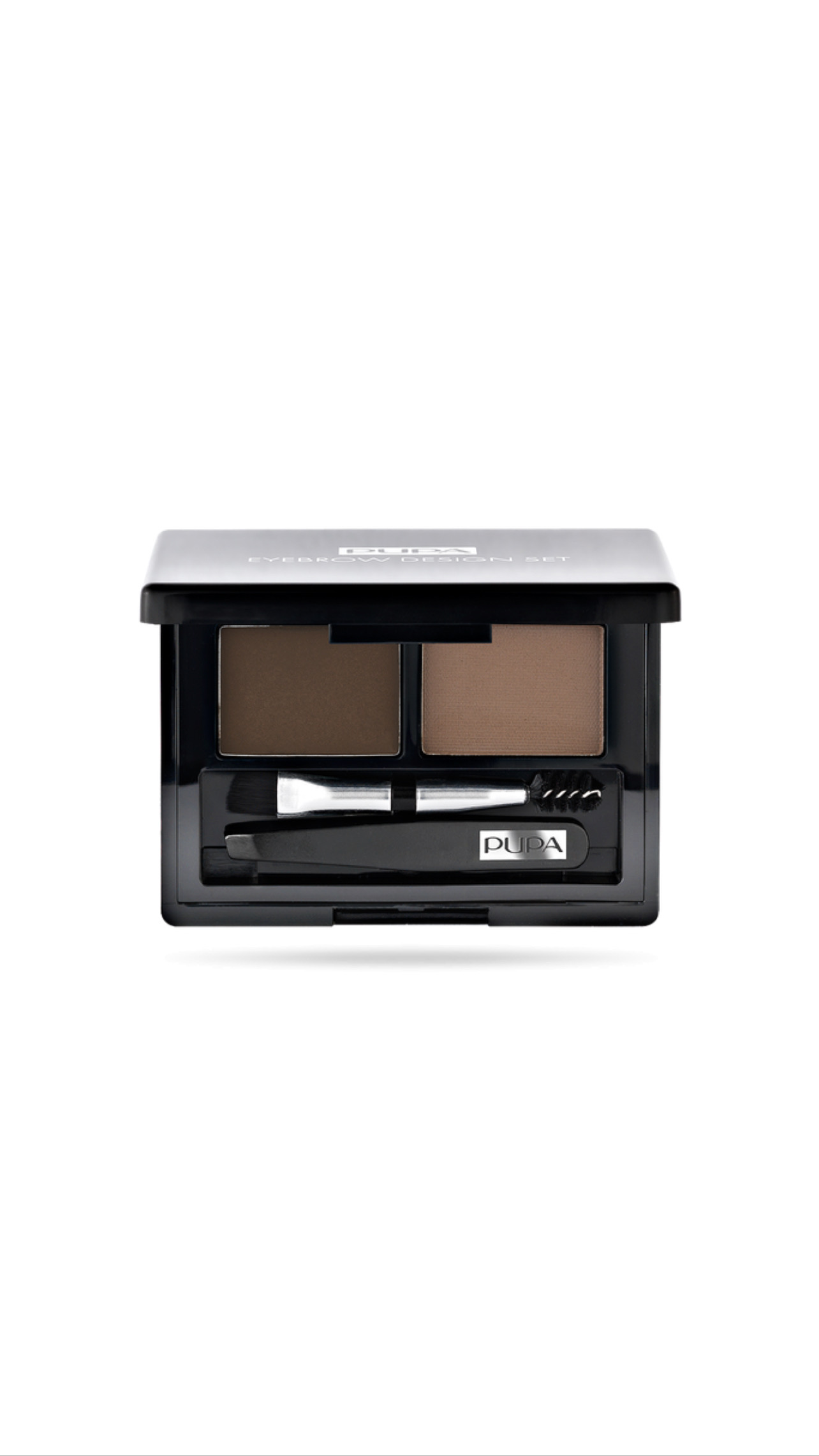 PUPA eyebrow set brow setting wax and powder 002 وبودرة تثبيت الحواجب من بوبا