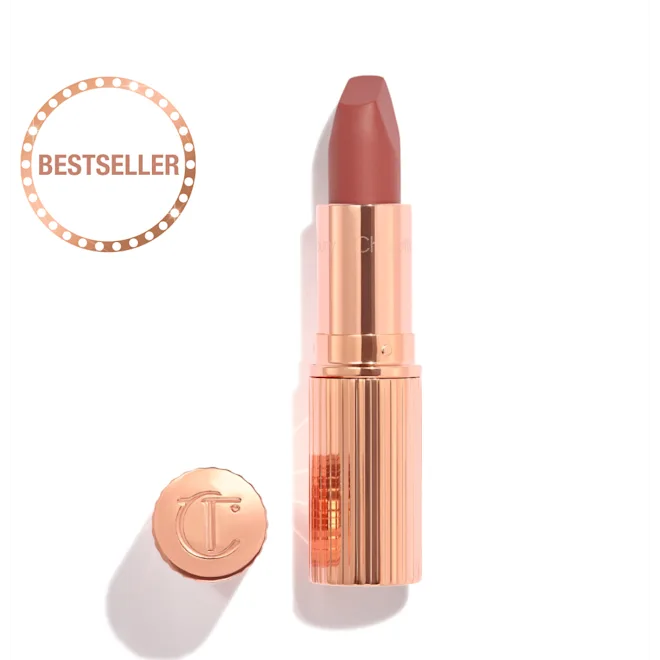 CHARLOTTE TILBURY MATTE REVOLUTION PILLOW TALK MEDIUM تشارلوت احمر شفاه بيلو تالك متوسط