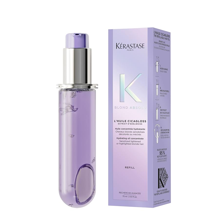 KERASTASE CICAGLOSS HYDRATING HAIR OIL refill 75ml زيت سيكاجلوس المرطب للشعر اعادة تعئبة