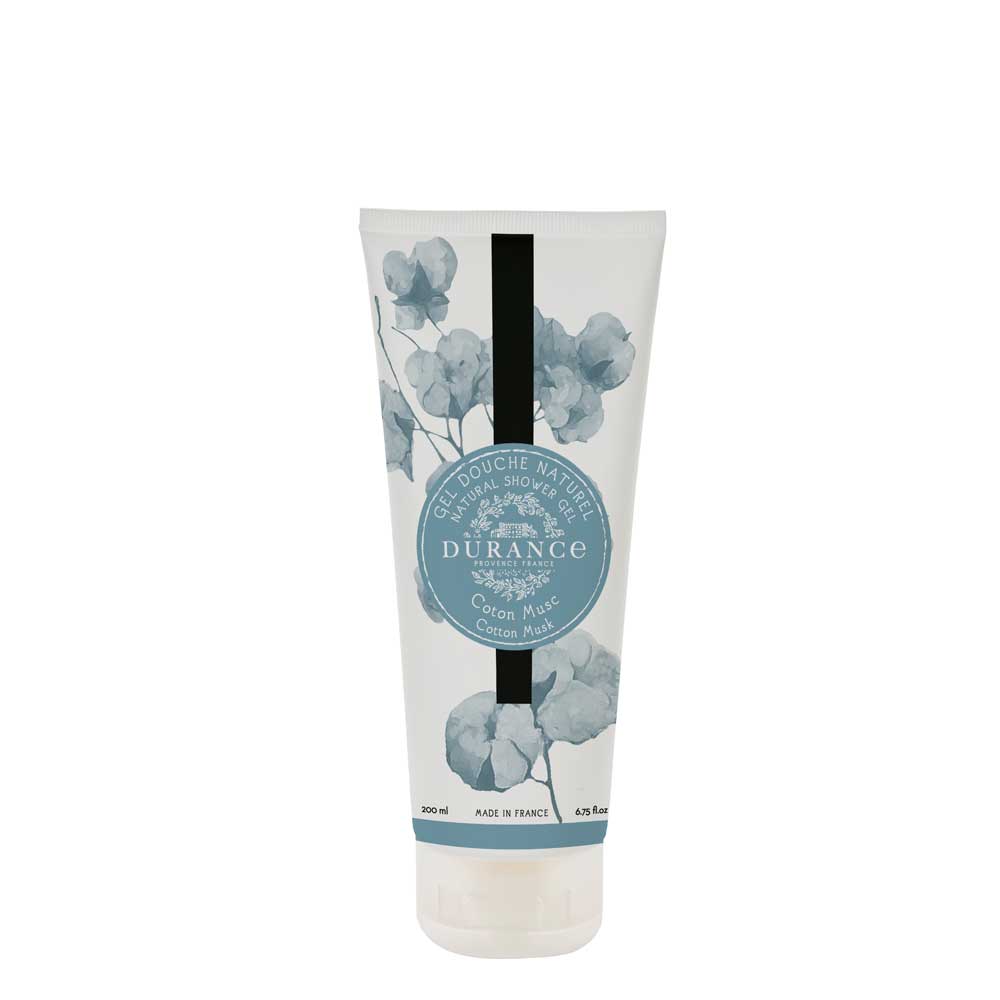 DURANCE NATURAL SHOWER GEL –  COTTON MUSK 200ML غسول رغوي منظف للجسم