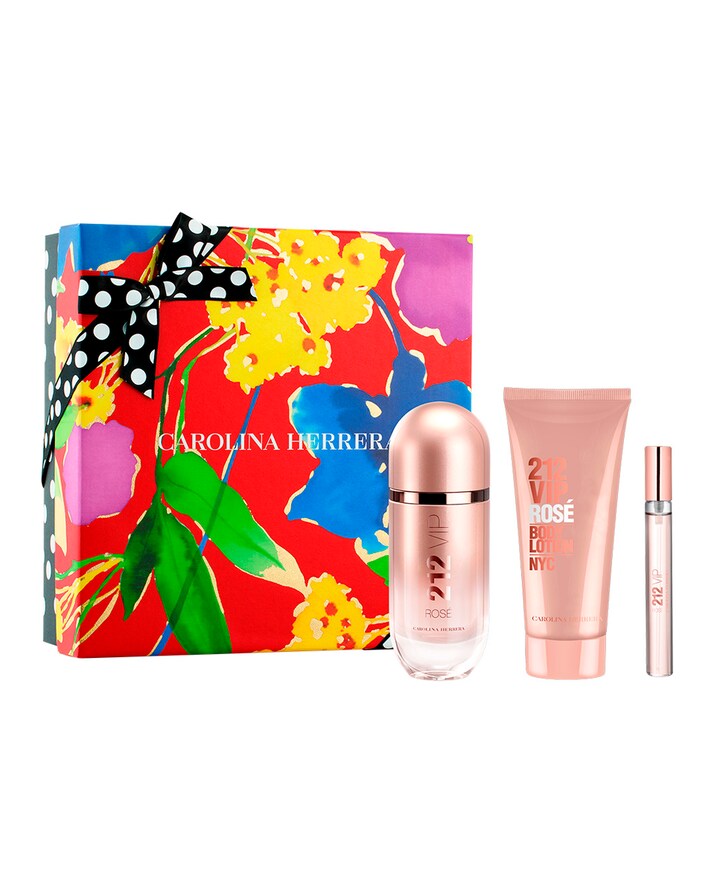 CAROLINA HERRERA 212 VIP Rosé Eau de Parfum Gift Set كارولينا هيريرا مجموعة هدايا للنساء