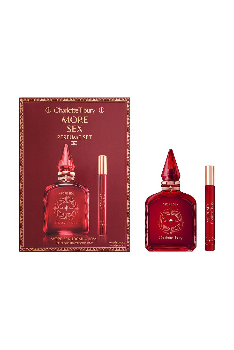 MORE SEX PERFUME EAU DE PARFUM VAPORISATEUR SPRAY 100ml+10ml عطر للرجال والنساء من شارلوت تيلبوري