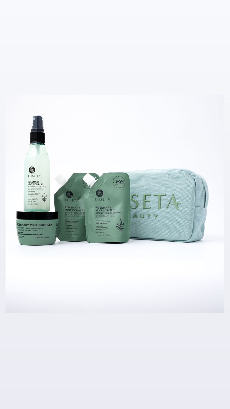 LUSETA ROSEMARY MINT COMPLEX مجموعج العناية بالشعر بخلاصة اكليل الجبل