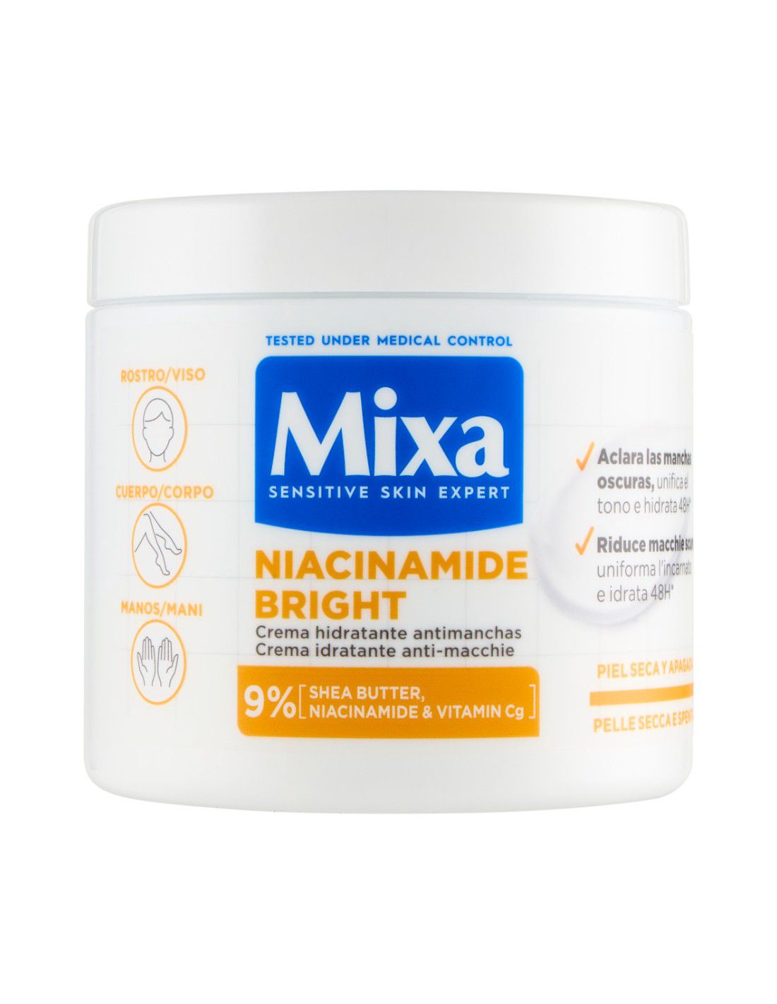 MIXA NIACINAMIDE BRIGHT 9% 400ml  كريم مضاد للتصبغات