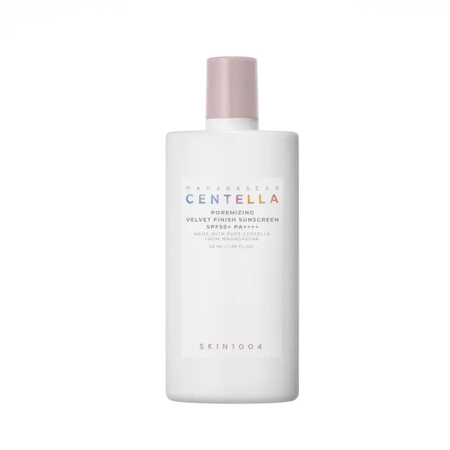 SKIN1004 MADAGASCAR CENTELLA Poremizing Velvet Finish Sunscreen spf50+ واقي الشمس المخملي المسامي من مدغشقر سنتيلا