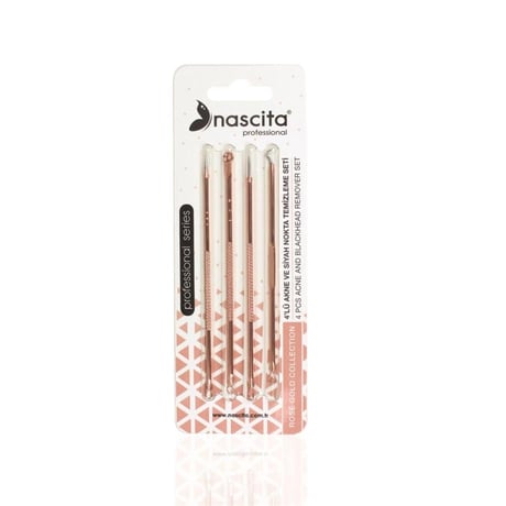NASCITA acne and blackhead remover set 4pcs 03 ناسيتا مجموعة إزالة حب الشباب والرؤوس السوداء