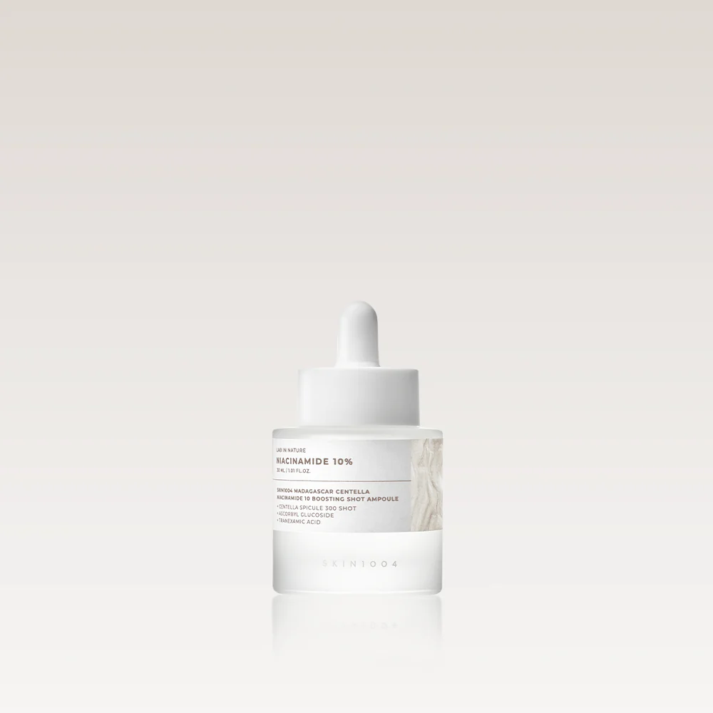 SKIN1004 MADAGASCAR CENTELLA Niacinamide 10% Boosting Shot Ampoule 30ml مدغشقر سينتيلا أمبولة تونر لتعزيز إشراقة البشرة