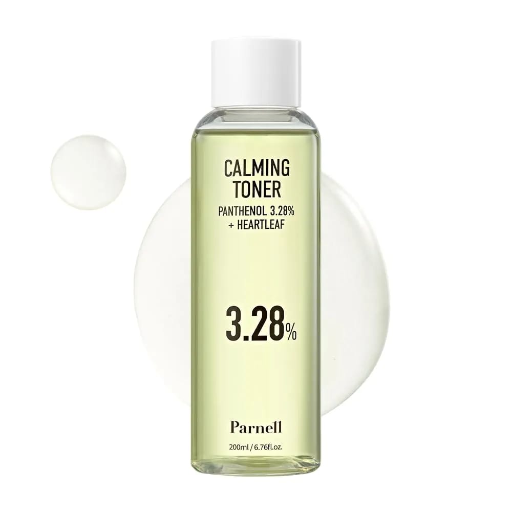 PARNELL toner panthenol 3.28% + heartleaf 200ml تونر معالج مهدئ للبشرة