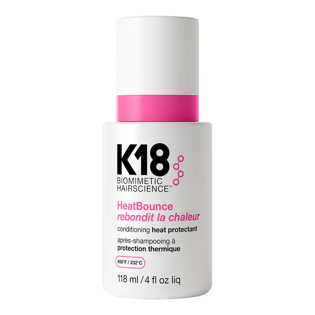 K18 HeatBounce Conditioning Heat Protectant 118ml سيروم الشعر للحماية من الحرارة