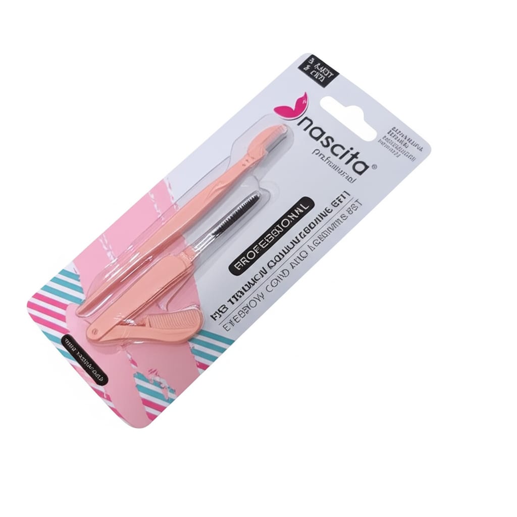 NASCITA eyebrow comb and shaping set 2pcs 07 مجموعة مشط وتشكيل الحواجب من ناسيتا