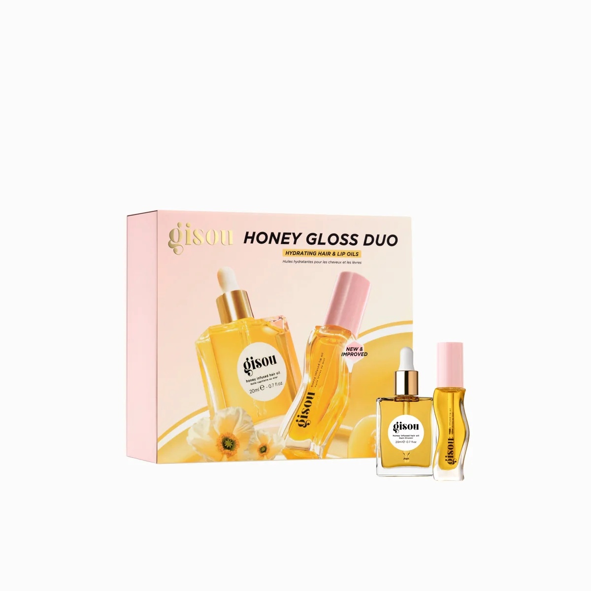 GISOU Honey Gloss Duo set مجموعة جيسو هوني جلوس ديو
