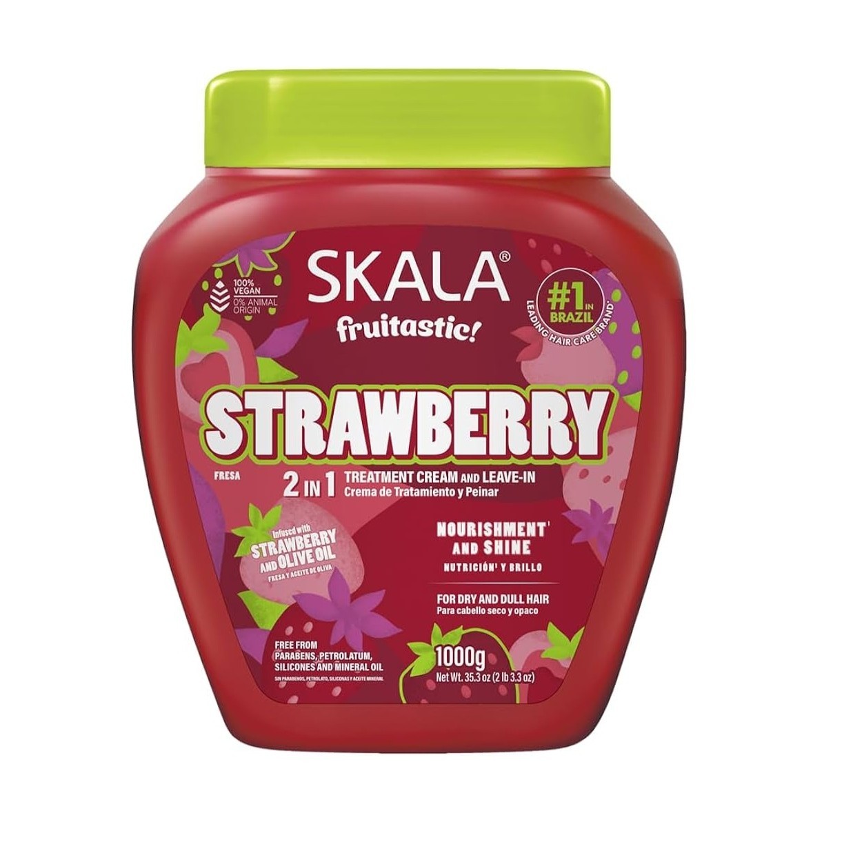 SKALA Strawberry Treatment Conditioner 2 in 1 كريم سكالا مورانغو بالفراولة ماسك وليف ان 2 في 1