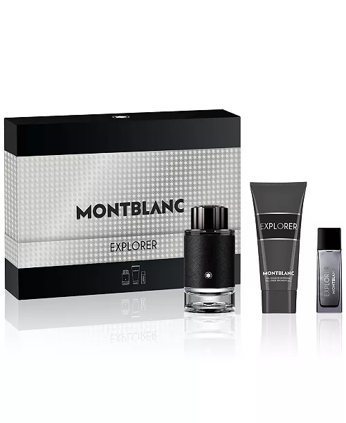 MONTBLANC EXPLORER EAU DE PARFUM 100ML GIFT  SET مونت بلانك بكج هدايا