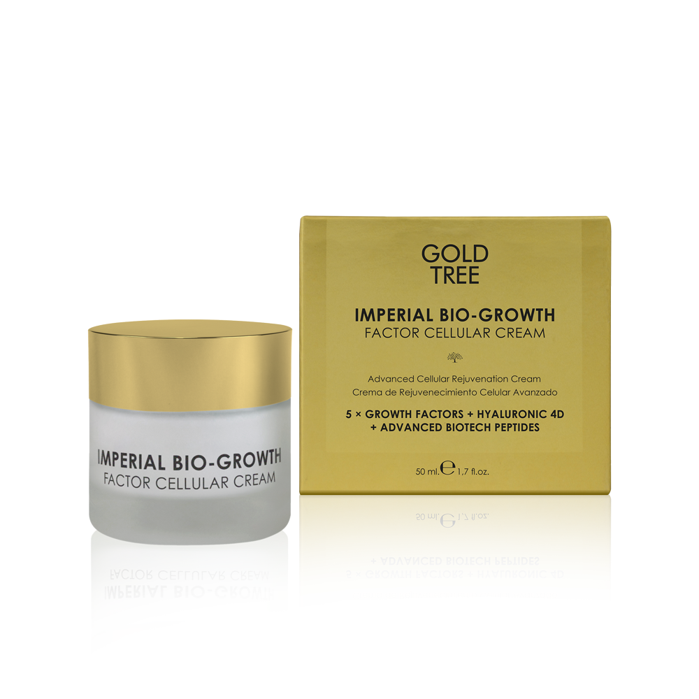 GOLD TREE IMPERIAL BIO-GROWTH CELLULAR FACTOR CREAM 50ml كولد تري كريم لتحفيز نمو الخلايا وتجديد البشرة