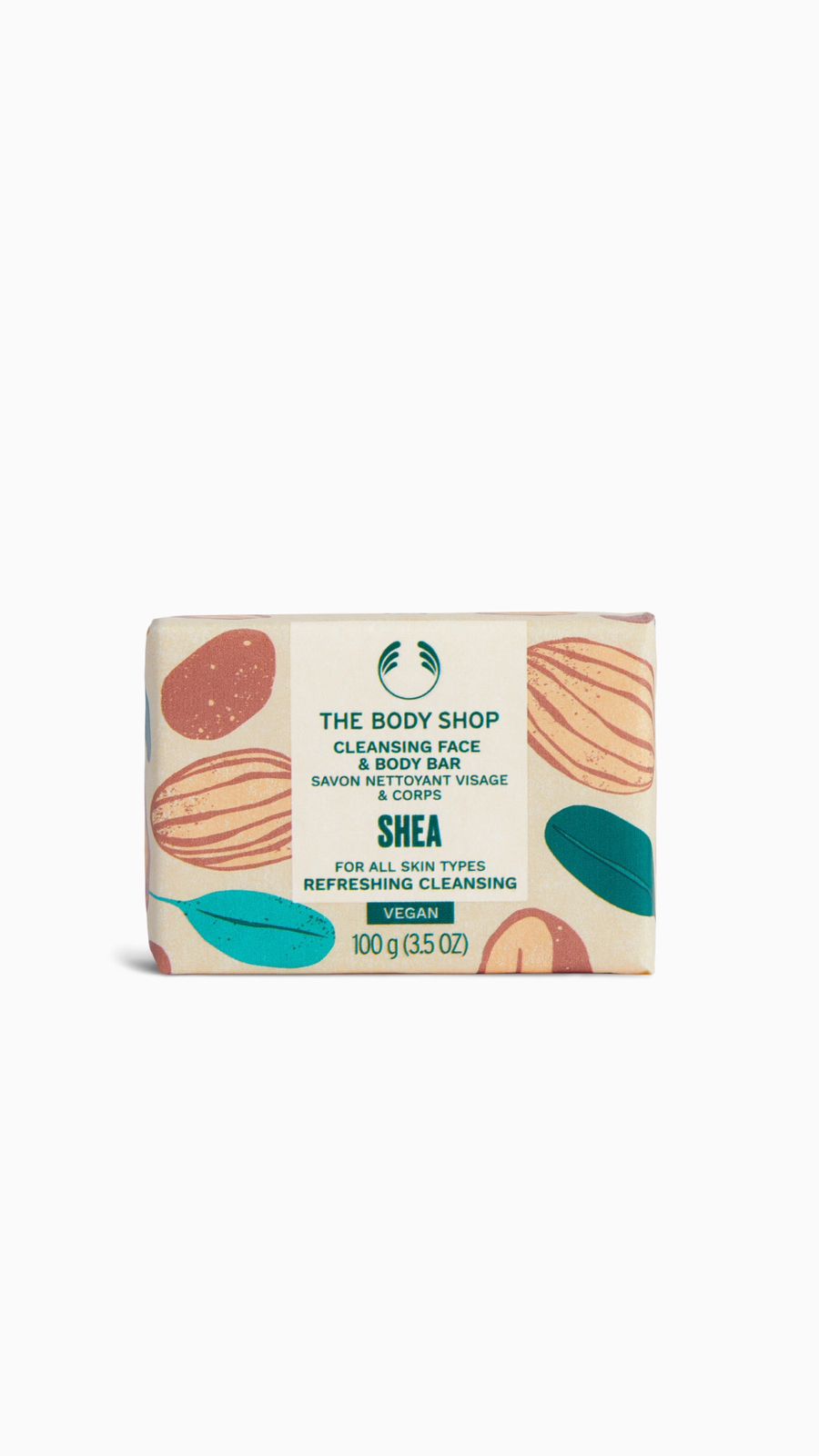 THE BODY SHOP SHEA CLEANSING FACE & BODY BAR 100g صابونة منظفة للوجه والجسم من ذا بدي شوب