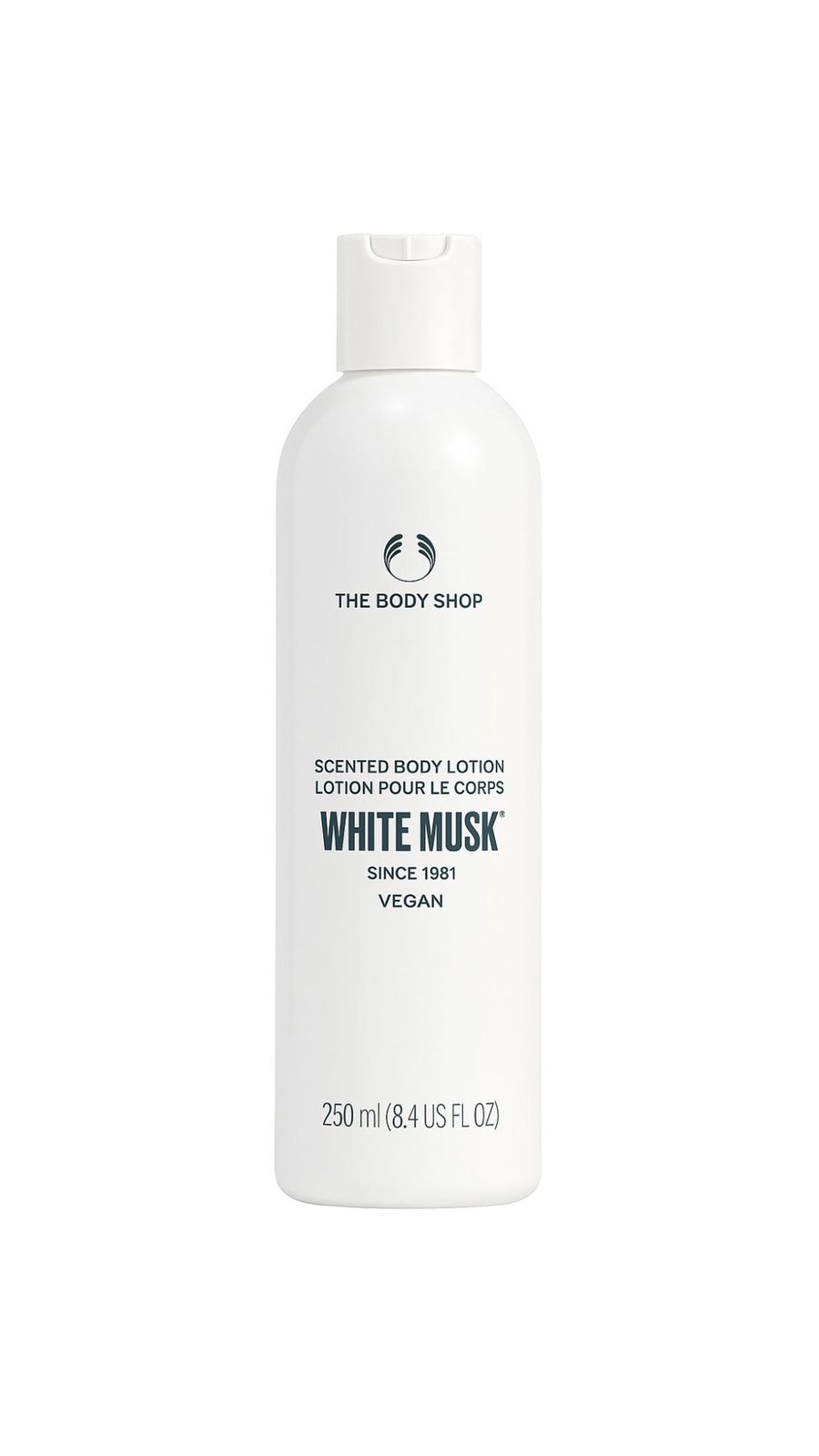 THE BODY SHOP WHITE MUSK SCENTED BODY LOTION SHOP 250ml لوشن للجسم من ذا بدي شوب