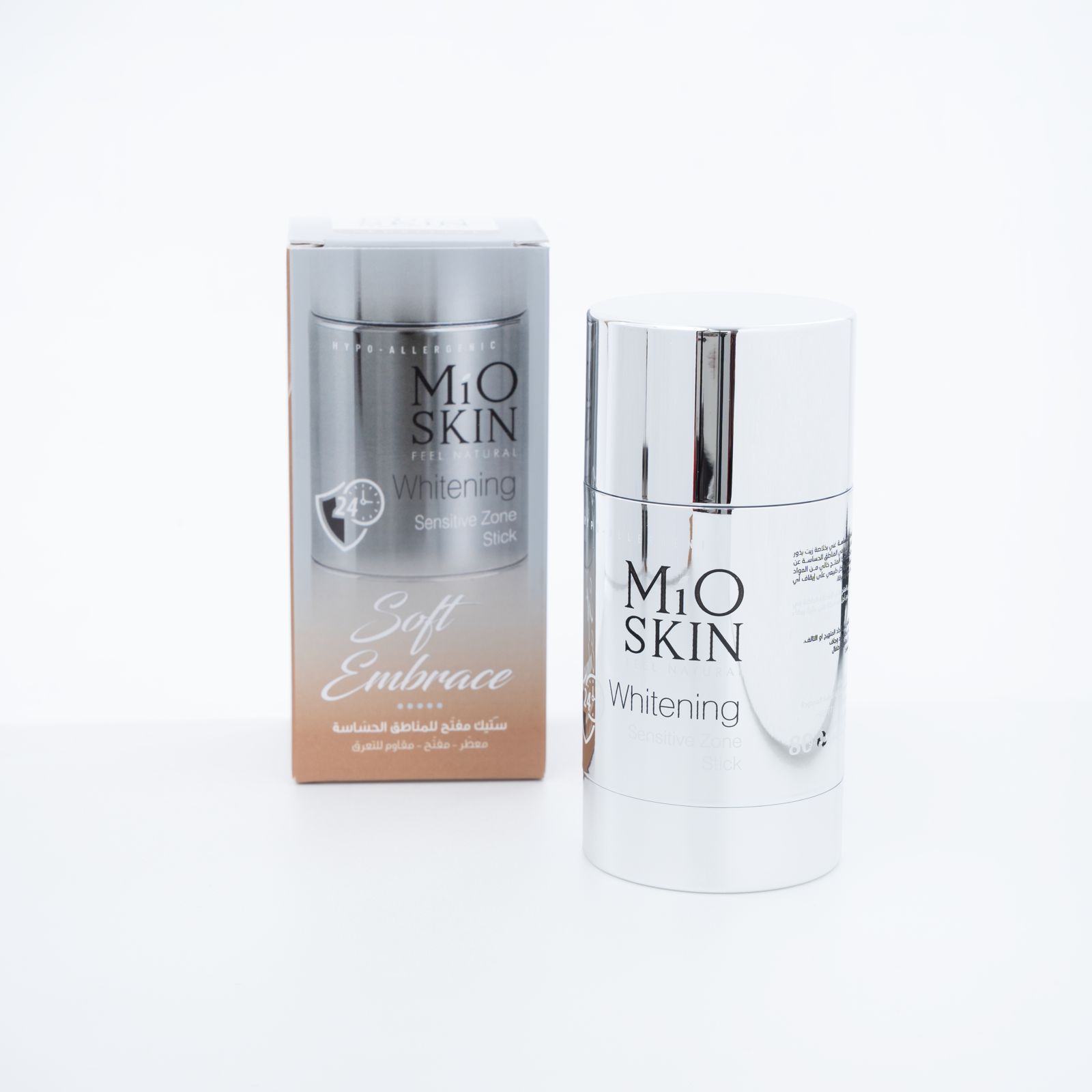 MIO SKIN WHITENING SENSITIVE ZONE STICK SOFT EMBRACE ستيك مفتح للمناطق الحساسة من مايو سكن