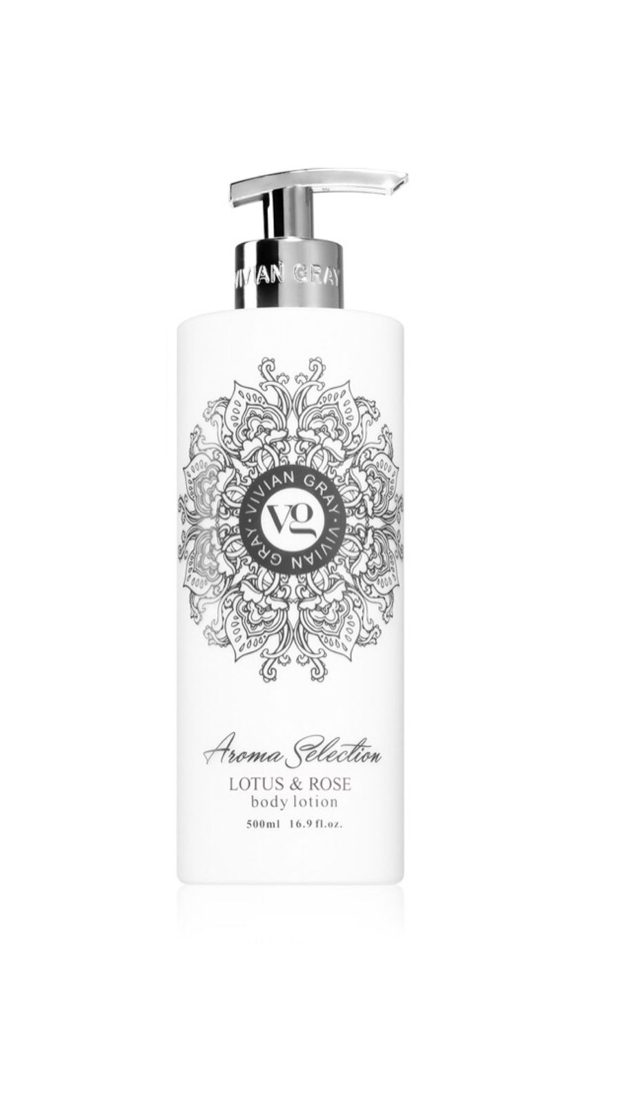 VIVIAN GRAY AROMA SELECTION LOTUS & ROSE BODY LOTION 500ml لوشن مرطب للجسم من فيفيان جراي