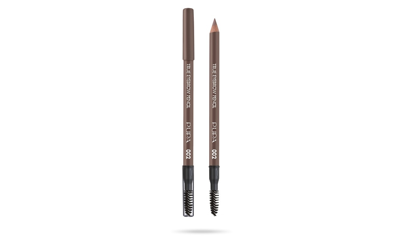 PUPA True Eyebrow Pencil - 002 brown من قلم الحواجب الحقيقي من بوبا