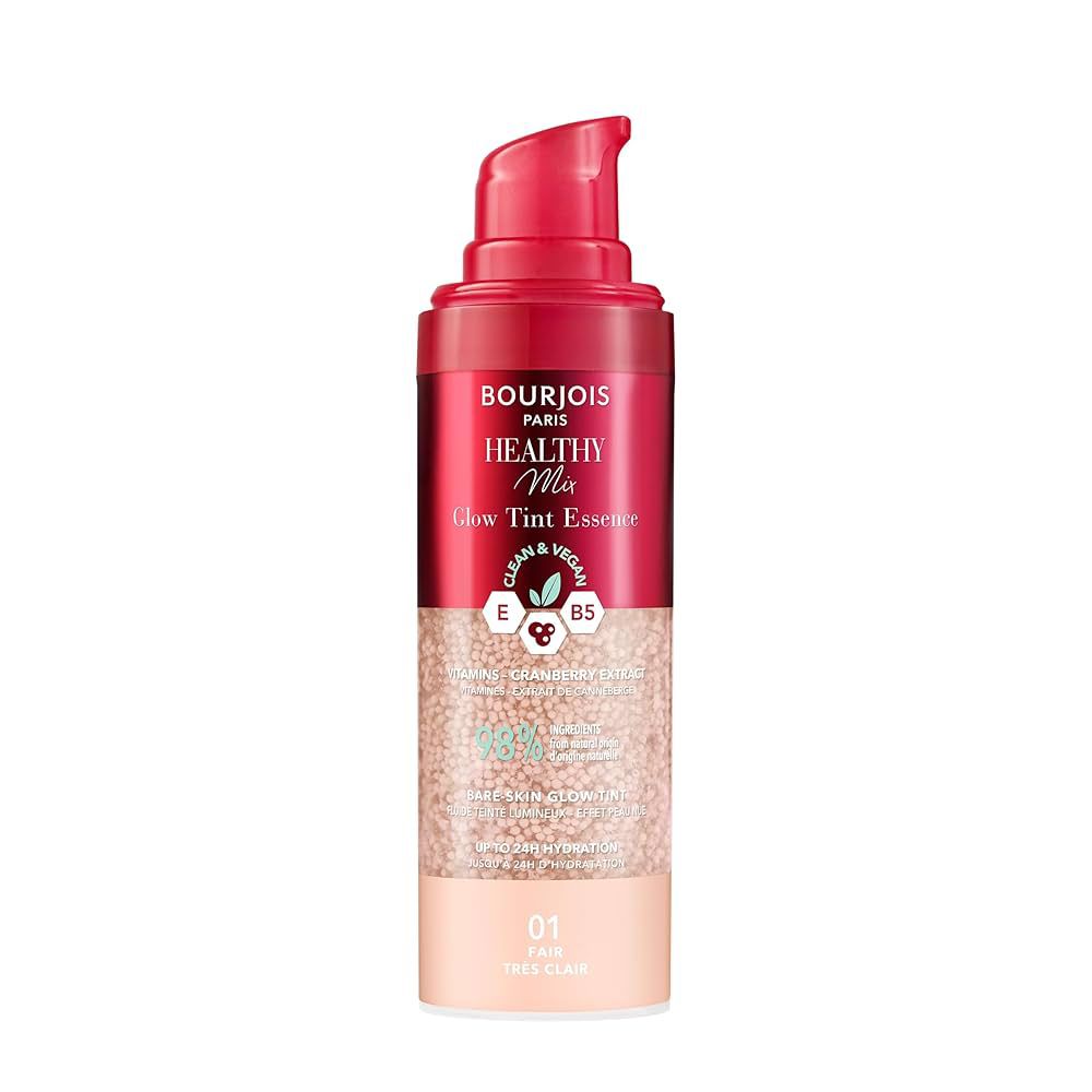 BOURJOIS HEALTHY MIX GLOW TINT ESSENCE 30ml كريم اساس للبشرة من برجواز