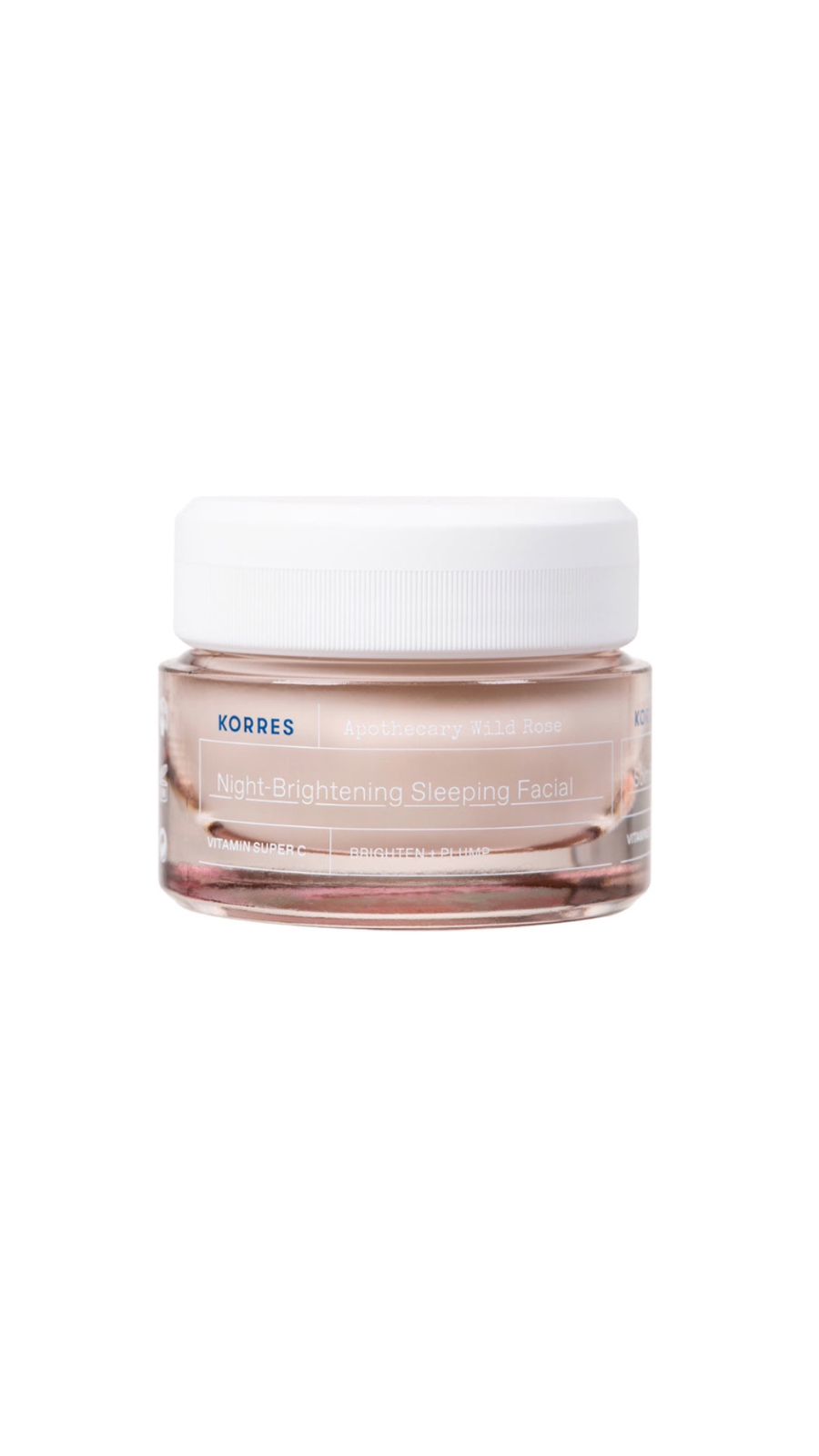 KORRES APOTHECARY WILD ROSE NIGHT-BRIGHTENING SLEEPING FACIAL 40ml كريم ليلي مجدد للبشرة من كوريس
