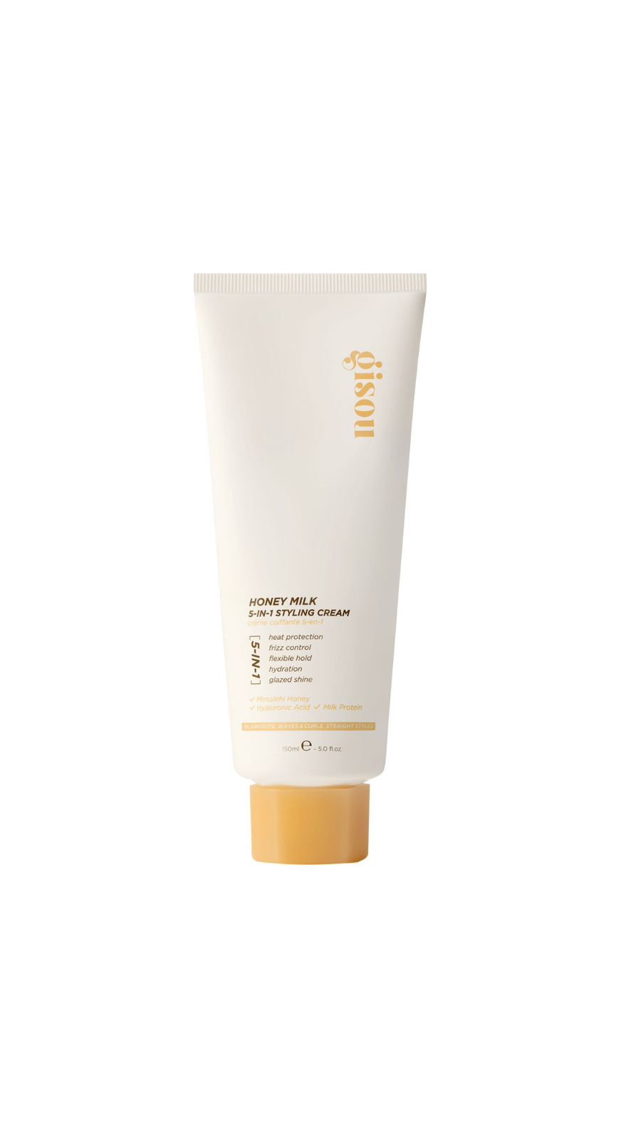 GISOU HONEY MILK 5 IN 1 STYlLING CREAM 150ml كريم للشعر من جيسو