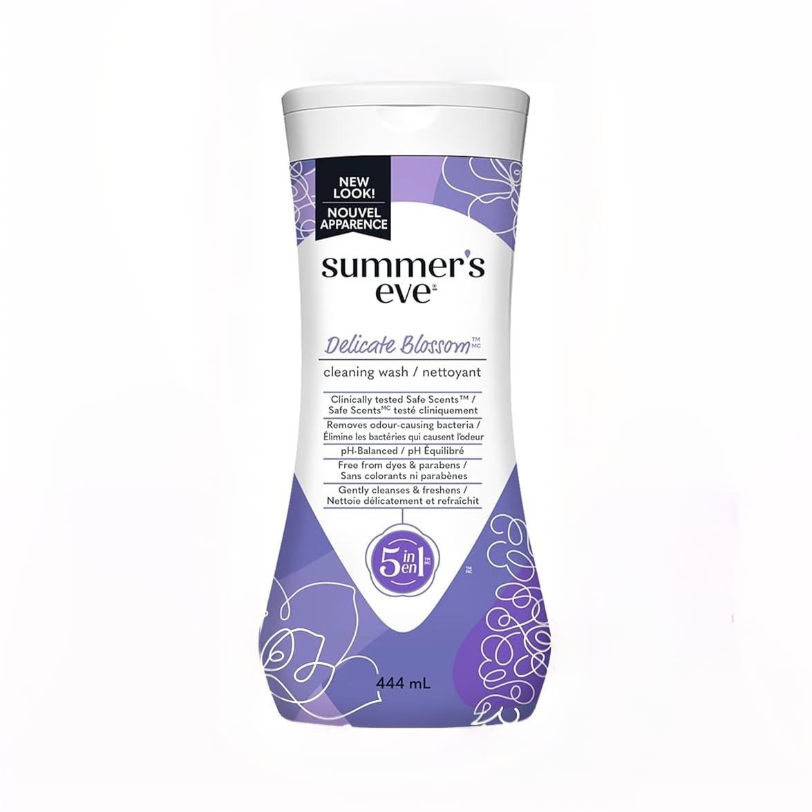 Summers Eve Delicate Blossom cleansing wash 444ml NEW LOOKسمرز ايف غسول مناطق حساسة