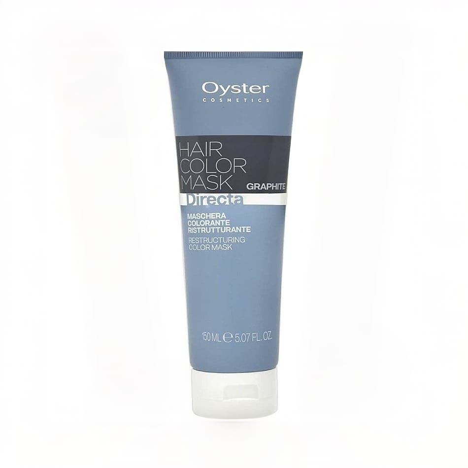 OYSTER Hair Color Mask - graphite 150ml  قناع لون الشعر من أويستر بلون رمادي داكن