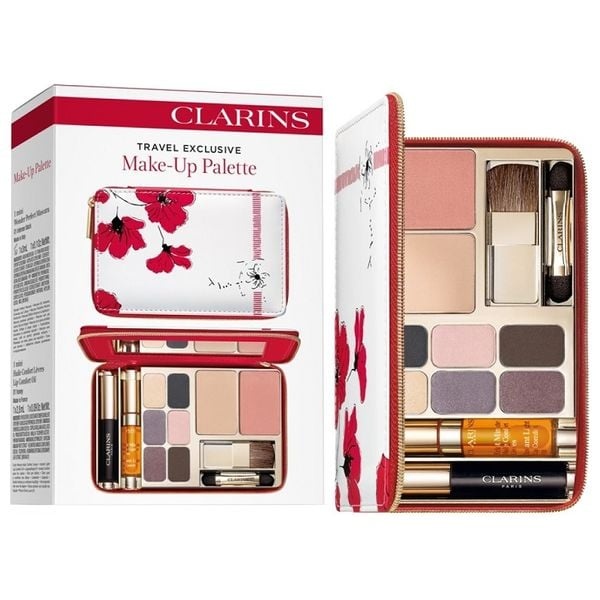 CLARINS travil exclusive make-up palette باليت ضلال العيون للسفر من كلارنس