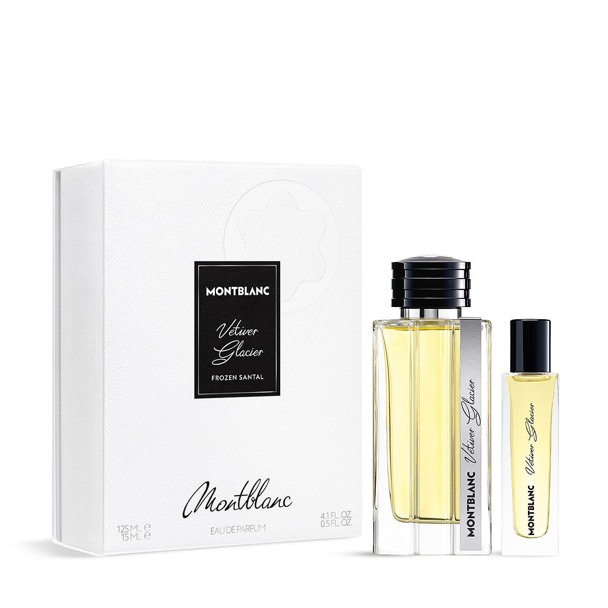 MONTBLANC VETIVER GLACIER - frozen santal set مجموعة عطر فيتيفر غلاسيير