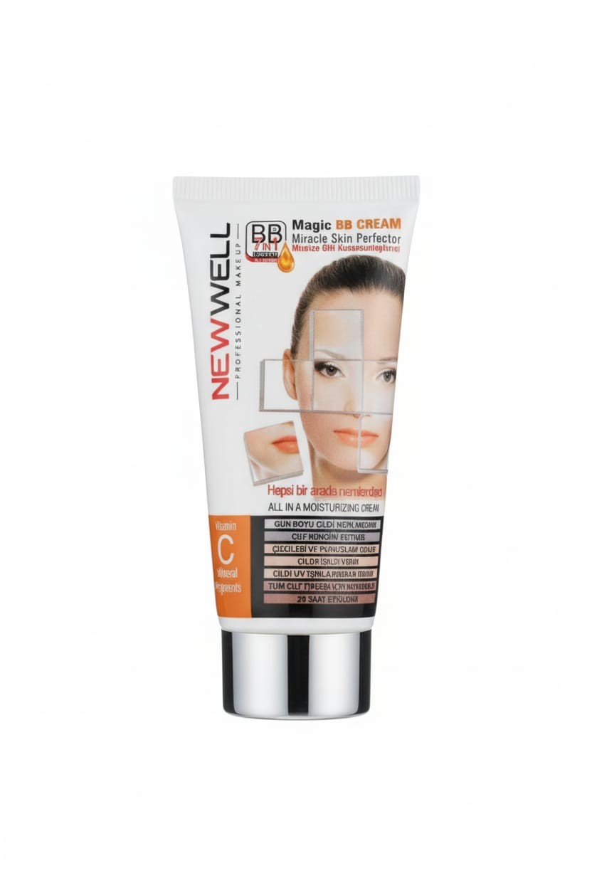 NEW WELL magic bb cream skin perfector 50ml - medium كريم اساس سحري من نيو ويل