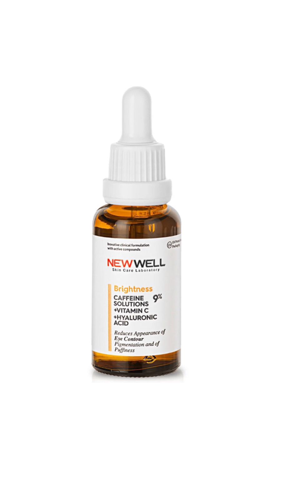 NEW WELL SKIN CARE LABORATORY BRIGHTNESS CAFFEINE SOLUTION 30ml سيروم للعناية بمنطقة حول العين