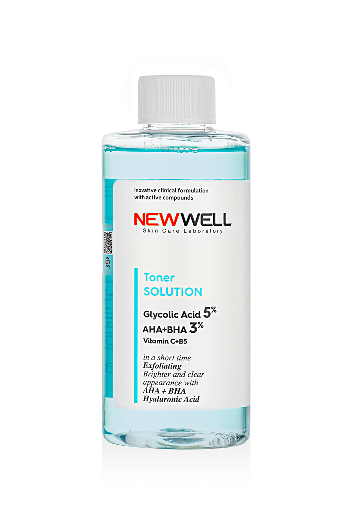 NEW WELL SKIN CARE LABORATORY TONER SILUTION 200ml تونر مقشر ومفتح للبشرة
