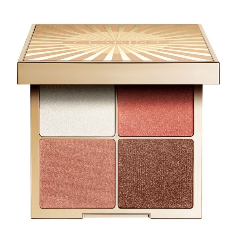 CLARINS All-In-One Palette - Golden Radiance Collection لوحة الألوان الكل في واحدمن كلارنس
