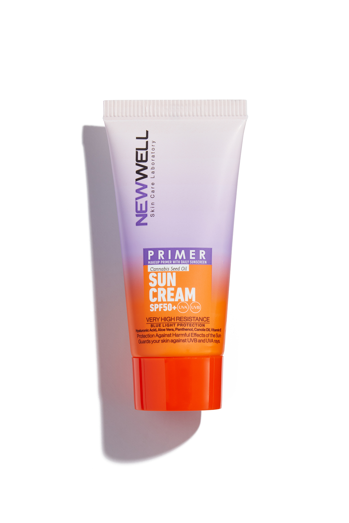 NEWWELL SKIN CARE LABORATORY PRIMER SUN CREAM SPF 50+  نيو ويل واقي شمس + برايمر للبشرة