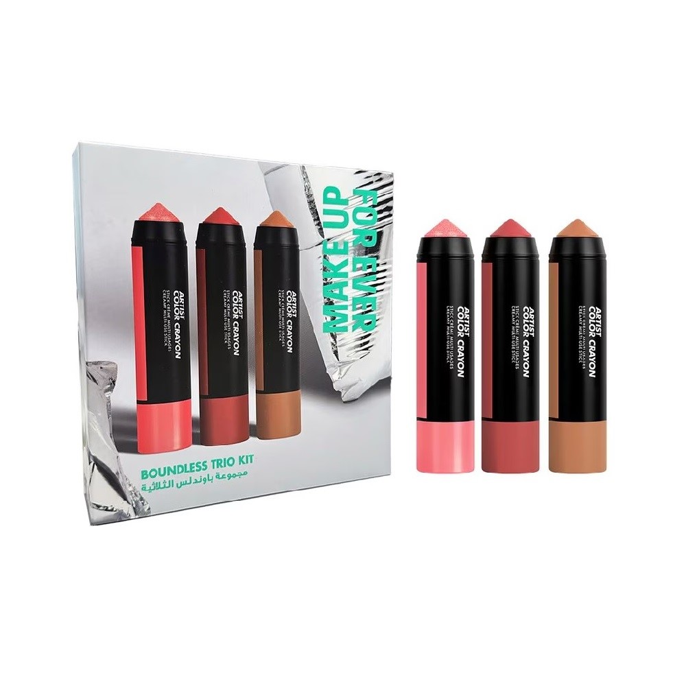 MAKE UP FOR EVER BOUNDLESS TRIO KIT  مجموعة أقلام كريمي ثلاثية للبشرة من ميكاب فور&nbsp;إيفر