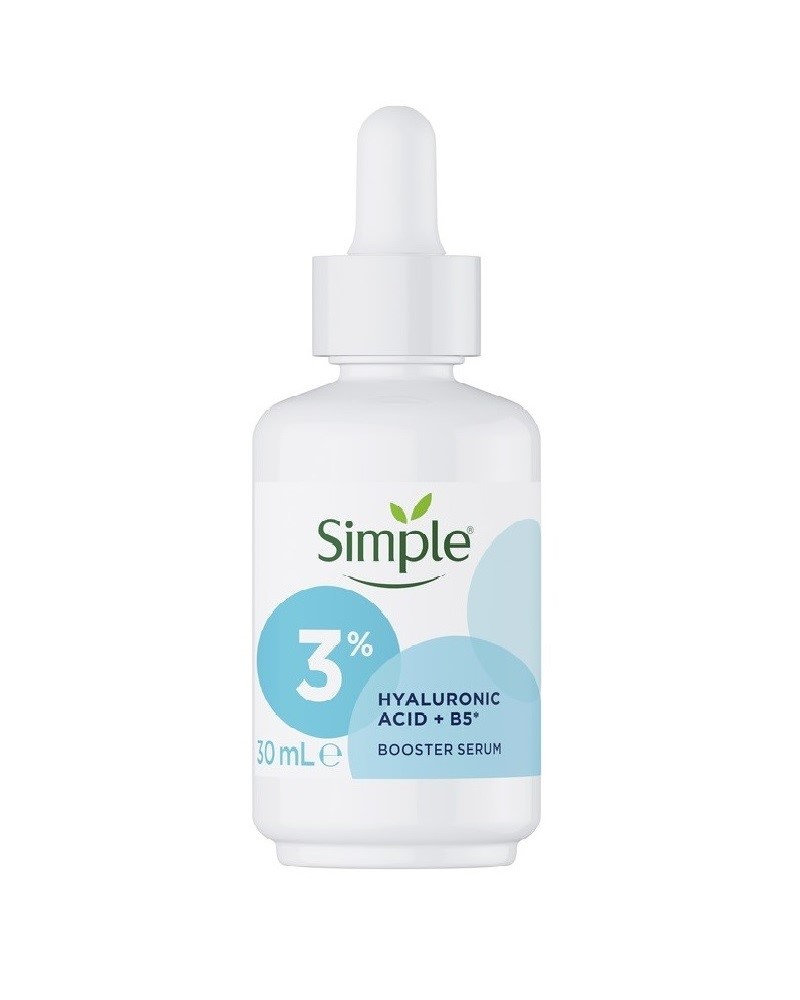 SIMPLE 3% Hyaluronic Acid & Vitamin B5 Booster Serum 30ml  سيروم للبشرة من سمبل