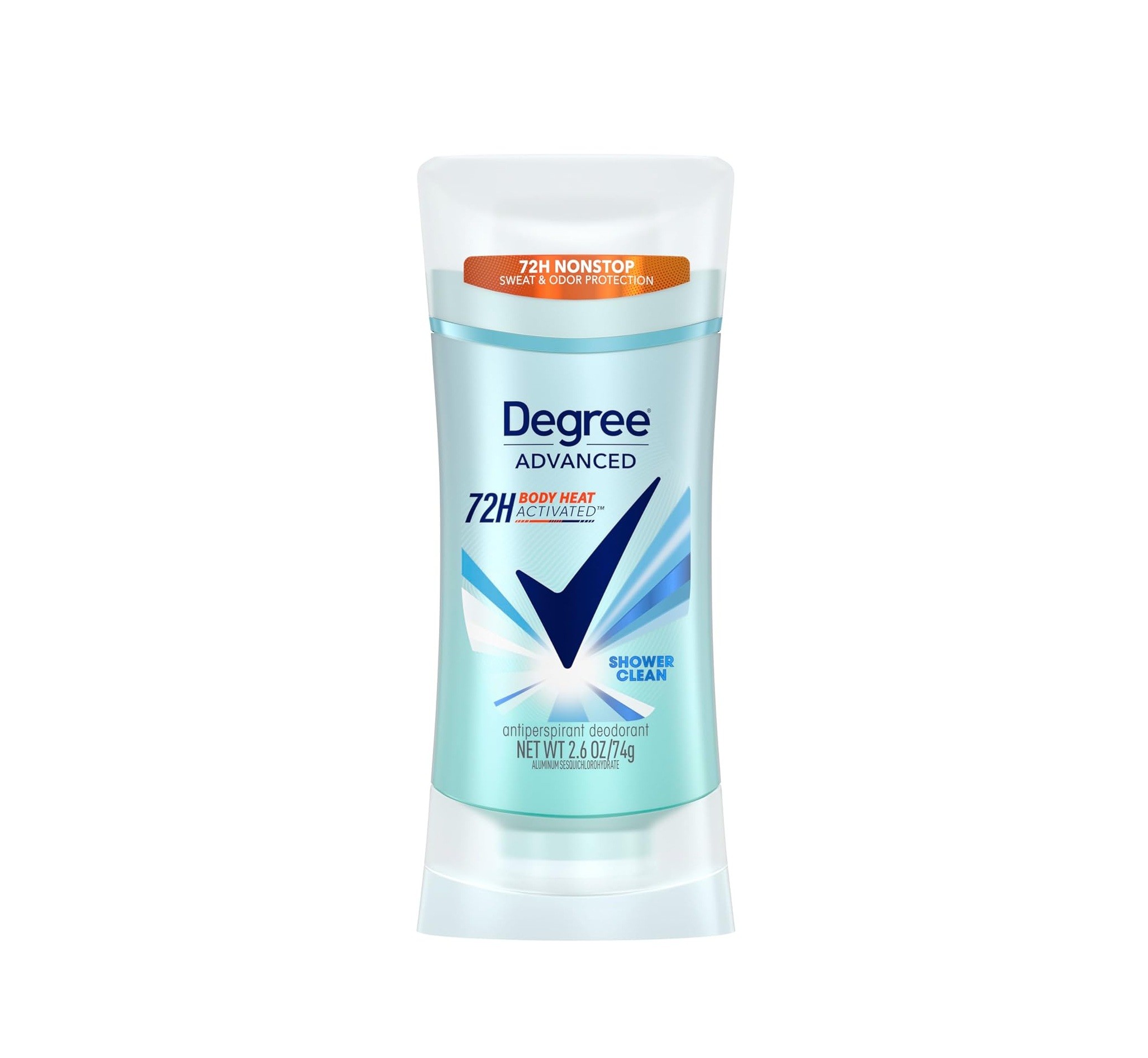 DEGREE Advanced Protection Antiperspirant Deodorant 72h - Shower Clean 74g  ديكري مزيل عرق أدفانسد بروتكشن مضاد للتعرق يدوم 72 ساعة