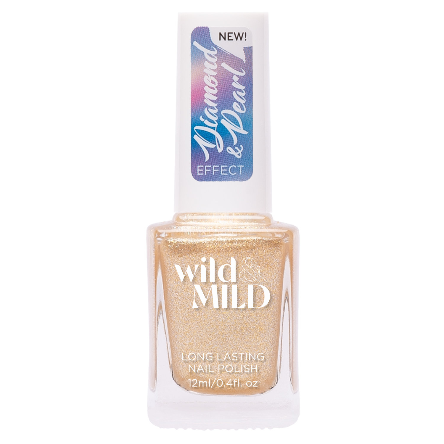WILD & MILD Diamond & Pearl Effect nail polish طلاء أظافر بتأثير الماس واللؤلؤ من وايلد اند مايلد