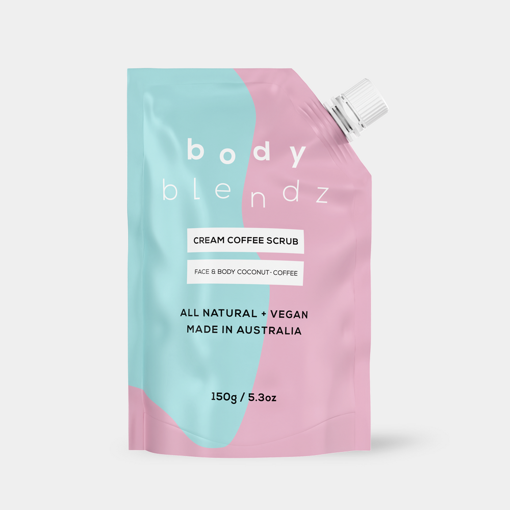BODY BLENDZ Coconut Coffee Cream Coffee Body Scrub 150g بودي بليندز مقشر كريمي بخلاصة القهوة للجسم